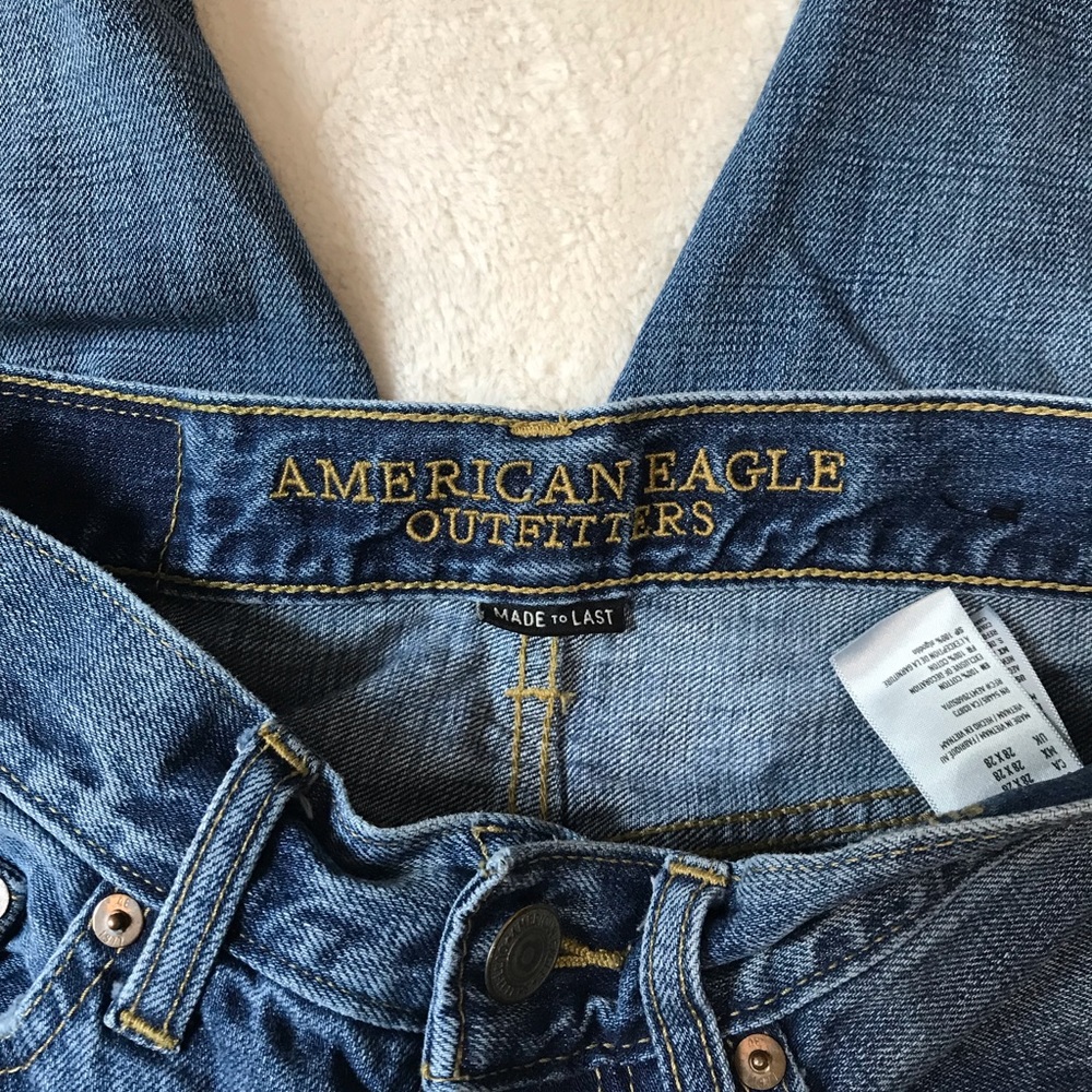American Eagle Jeans Sz 28x28 Like New Boot cut - Picture 4 of 7